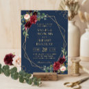 Search for geometric wedding invitations Gold