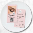 Search for lashes logo business cards Blush pink