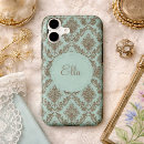 Search for aqua damask iphone cases Vintage