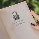 Search for library rubber stamps Vintage