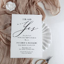 Search for she said yes engagement party invitations Elegant
