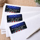 Search for american flag return address labels Rustic