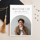 Search for masters degree graduation announcement cards Simple
