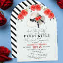 Search for derby shower invitations Horse races