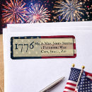 Search for united states flag return address labels Red white and blue