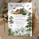 Search for adventure baby boy shower invitations Let the adventure begin
