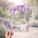 Search for wisteria birthday invitations Butterflies