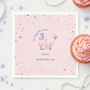 Search for crown napkins Little girl
