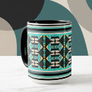 Search for black and ivory mugs Tribal