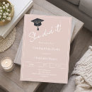 Search for blush pink graduation invitations Graduate