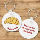 Search for bakery food key rings Snack