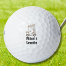 Search for wedding favors golf balls Bride and groom