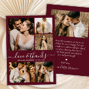 Search for burgundy thank you cards Message