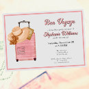 Search for suitcase invitations Bon voyage