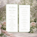Search for invitations wedding programs Sage green