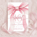 Search for bow sweet 16 invitations Trendy