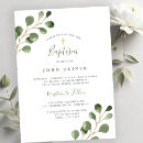 Search for boy christening invitations Foliage