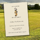 Search for golf club invitations Minimalist