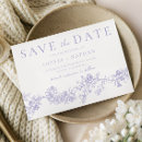 Search for lilac save the dates Purple