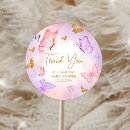 Search for pink purple butterfly stickers Girl