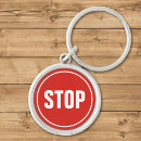 Search for traffic sign key rings Stop
