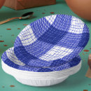Search for blue paper bowls Plaid