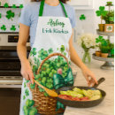 Search for 4 leaf clover aprons Green