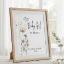 Search for baby shower posters Baby in bloom