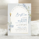 Search for blue and gold christening invitations Baby boy