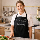 Search for meals aprons Black