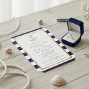Search for anchor engagement party invitations Navy blue