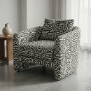 Search for black and white abstract fabric Stripes