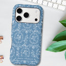 Search for vintage toile iphone cases Blue