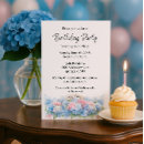 Search for hydrangea birthday invitations Flower