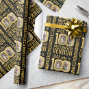 Search for 100th birthday wrapping paper For him