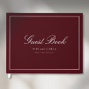 Search for burgundy guest books Keepsake