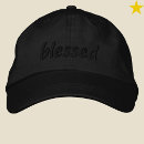 Search for blessed embroidered hats Christian
