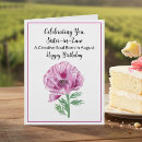 Search for sister in law birthday cards Feminine