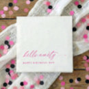 Search for 90th birthday napkins Pink