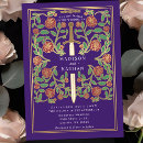 Search for purple fantasy invitations Floral