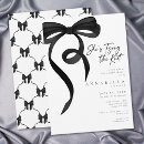 Search for bow bridal shower invitations Classic