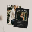 Search for formal graduation invitations Black