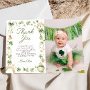 Search for shamrock thank you cards Lucky one