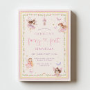 Search for boho girl 1st birthday invitations Fairy first birthday