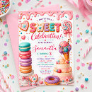 Search for candyland birthday invitations Doughnuts