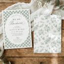 Search for bbq engagement party invitations Gingham