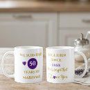 Search for 50 year anniversary mugs 50 years of marriage