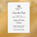 Search for 50th anniversary save the dates Modern
