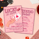 Search for lucky in love with invitations Weekend itinerary