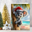 Search for koala christmas cards Beach